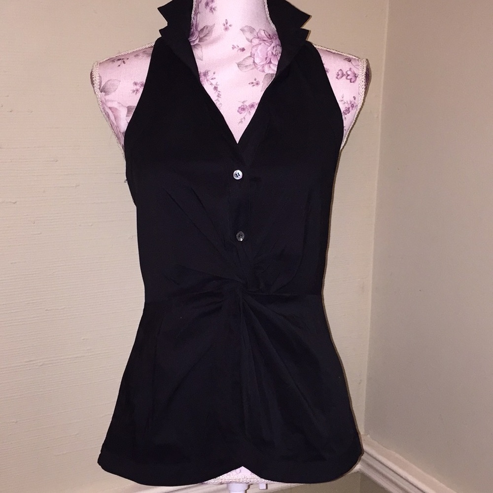 BCBG Black sleeveless top